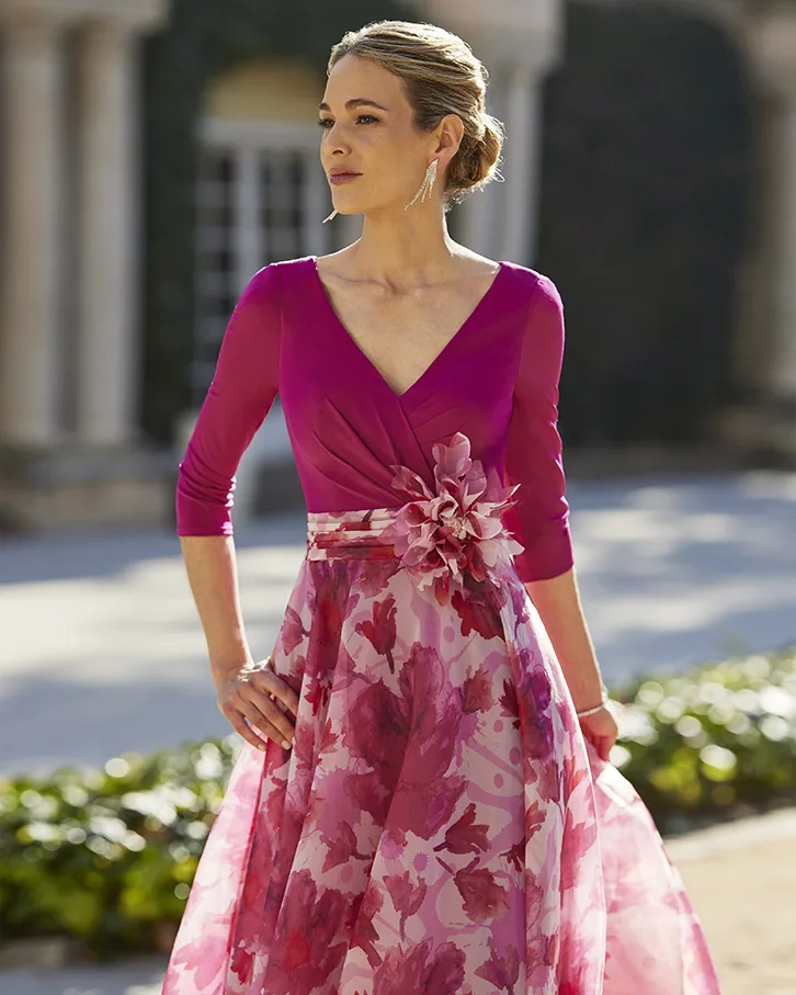 Vestido madrina azul